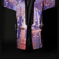 美品 PUMA × LIBERTY Kimono キモノ ガウン コート 花柄 PUMA × LIBERTY Kimono Gown Coat Floral Pattern Green Women's